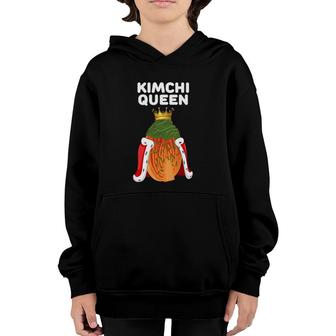 Kimchi Queen Womens Kimchi Lover Korean Kimchi Youth Hoodie | Mazezy