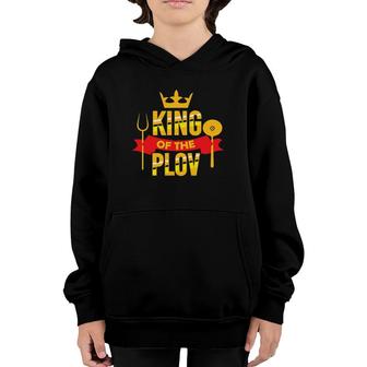 King Of The Plov Central Asian Uzbek Food Lover Youth Hoodie | Mazezy
