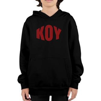 Koy Personalized Name Gift Youth Hoodie | Mazezy