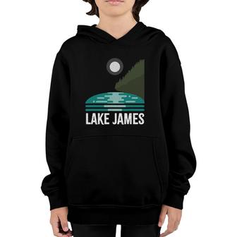 Lake James North Carolina Nc Lake Forest Youth Hoodie | Mazezy