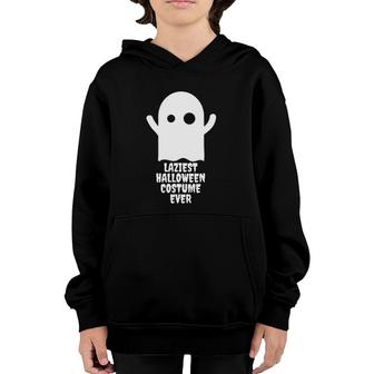 Laziest Costume Ever Funniest Halloween Costume Youth Hoodie | Mazezy