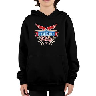 Let Freedom Ring 4 July America Independence Day Youth Hoodie | Mazezy