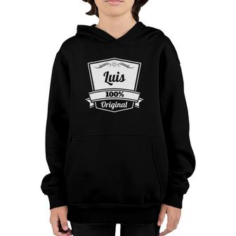 Luis Gift Luis Personalized Name Birthday Youth Hoodie | Mazezy