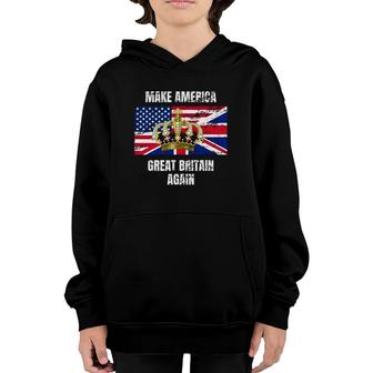 Make America Great Britain Again Funny Distressed Youth Hoodie | Mazezy