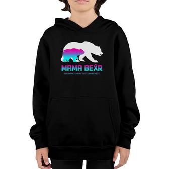 Mama Bear Pregnancy Infant Loss Awareness Youth Hoodie | Mazezy