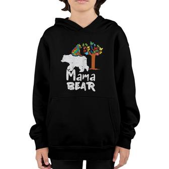 Mama Bear Puzzle Mother's Day Autism Awareness Mom Mama Women Youth Hoodie | Mazezy CA