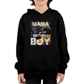 Mama Of The Birthday Boy Monster Truck Matching Family Youth Hoodie | Mazezy CA
