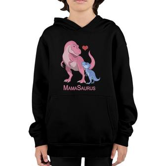 Mamasaurus Mother & Baby Boyrex Dinosaurs Youth Hoodie | Mazezy