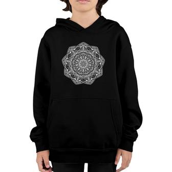 Mandala Nine Pointed Star Baha'i Clothing Youth Hoodie | Mazezy