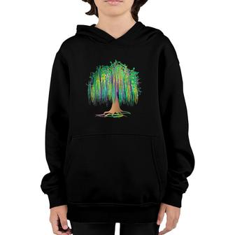 Mardi Gras Carnival Mexican Graphic Bead Tree Bourbon Street Youth Hoodie | Mazezy