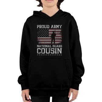 Mens Proud Army National Guard Cousin US Military Gift Youth Hoodie | Mazezy