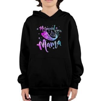 Mermaid Mama Family Matching Mother’S Day Ocean Life Youth Hoodie | Mazezy