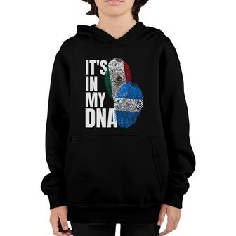 Mexican And Honduran Dna Mixed Flag Heritage Gift Youth Hoodie | Mazezy