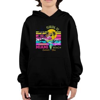 Miami Beach Novelty Tee S I Love Miami Florida Miami Youth Hoodie | Mazezy