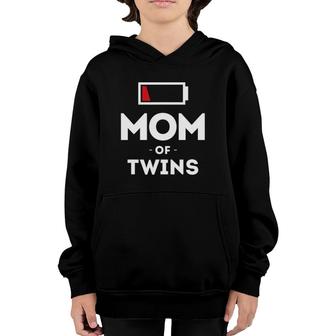 Mom Of Twins Clothing Gift For Mother Wife Mom Funny Women Youth Hoodie | Mazezy