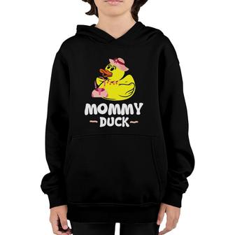 Mommy Duck Cute Mom Rubber Duck Youth Hoodie | Mazezy