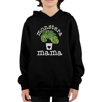 Monstera Plant Mama Plant Lovers Gift Ideas For Women Youth Hoodie | Mazezy