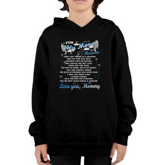 Mother My Angels - In Memorial Of Parents In Heaven Youth Hoodie | Mazezy