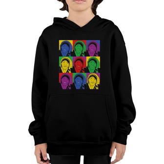 Mother Teresa Pop Art - Vintage History Youth Hoodie | Mazezy