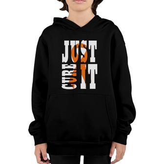 Multiple Sclerosis Awareness Month Ms Orange Ribbon Youth Hoodie | Mazezy