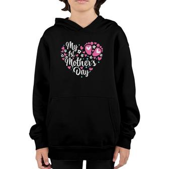 My 1St Mother's Day Youth Hoodie | Mazezy