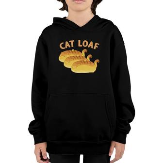 My Cat Is Bread Cute Funny Cat Loaf Youth Hoodie | Mazezy