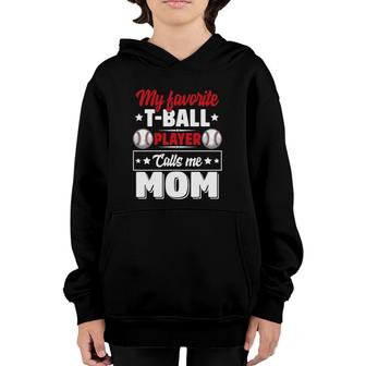 My Favoriteball Player Calls Me Mom Mother's Day Cute Youth Hoodie | Mazezy AU