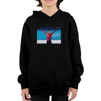 Nathan Chen 2022 Winter Olympics Youth Hoodie | Mazezy