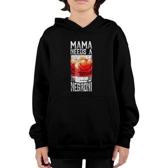 Negroni Gift For Stressed Mothers Cocktail Hour Youth Hoodie | Mazezy