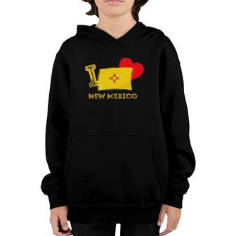 New Mexico The Land Of Enchantment Love New Mexico Youth Hoodie | Mazezy