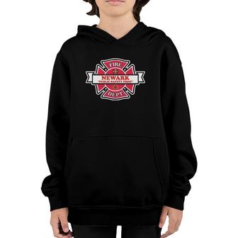 Newark Fire Department Patch Image New Jersey Youth Hoodie | Mazezy