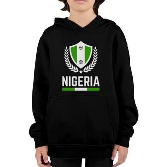 Nigeria Soccer Jersey Nigerian Football Team Fan Youth Hoodie | Mazezy