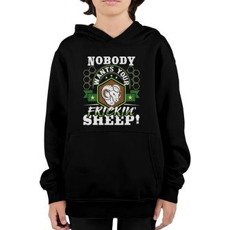 Nobody Wants Your Sheep Funny Tabletop Game Board Gaming Youth Hoodie | Mazezy AU