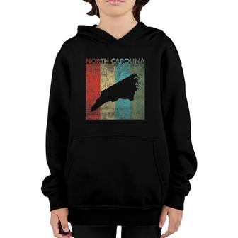 North Carolina T Men Women Retro State Home Roots Gifts Youth Hoodie | Mazezy