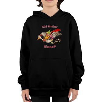 Old Mother Goose Youth Hoodie | Mazezy