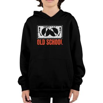 Old School Turntable For An Old School Hip Hop Dj Spin It Youth Hoodie | Mazezy