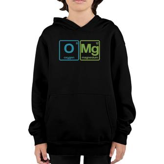 Omg Periodic Table Funny Chemistry Science Youth Hoodie | Mazezy