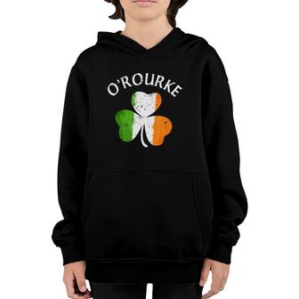 O'rourke Irish Family Name Pullover Youth Hoodie | Mazezy