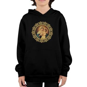 Our Lady Of Schoenstatt Mother Thrice Admirable Catholic Youth Hoodie | Mazezy