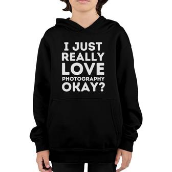 Photography Lover Fashion Photography Wedding Photographer Youth Hoodie | Mazezy
