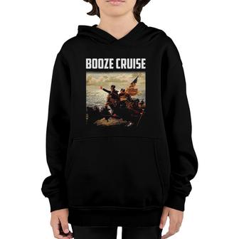 Political Party Booze Cruise Shades & Red Cups Youth Hoodie | Mazezy