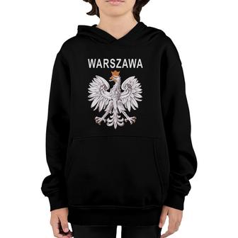 Polska Warszawa City Polish Eagle Youth Hoodie
