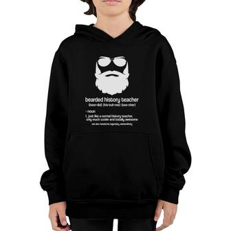 Professor Ancient Teaching Education Bearded History Teacher Youth Hoodie | Mazezy