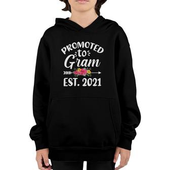Promoted To Gram Est 2021 Women Mother's Day Youth Hoodie | Mazezy