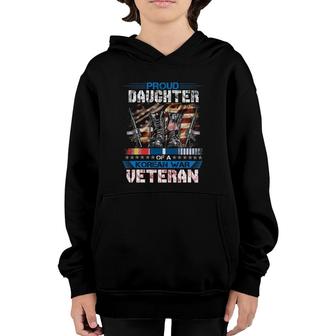 Proud Daughter Of A Korean War Veteran Korean War Youth Hoodie | Mazezy