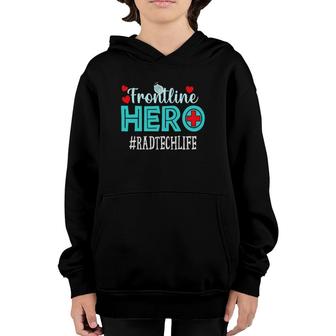 Rad Tech Frontline Hero Essential Workers Appreciation Youth Hoodie | Mazezy