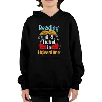 Reading Adventure Library Student Teacher Book Youth Hoodie | Mazezy