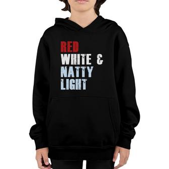 Red White & Natty-Light For Mens Womens Beer Lover Youth Hoodie | Mazezy