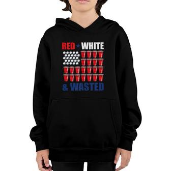 Red White And Wasted Youth Hoodie | Mazezy CA