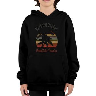 Retired Rehabilitation Counselors Retirement Gift Beach Youth Hoodie | Mazezy